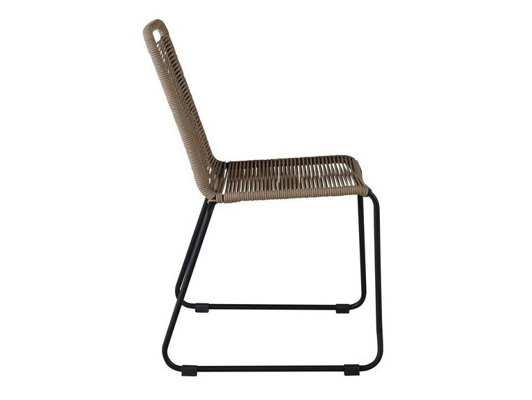 Dārza krēsls Dallas 2820 (Gaiši brūns + Melns)