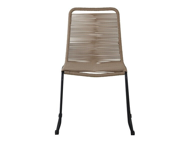 Dārza krēsls Dallas 2820 (Gaiši brūns + Melns)