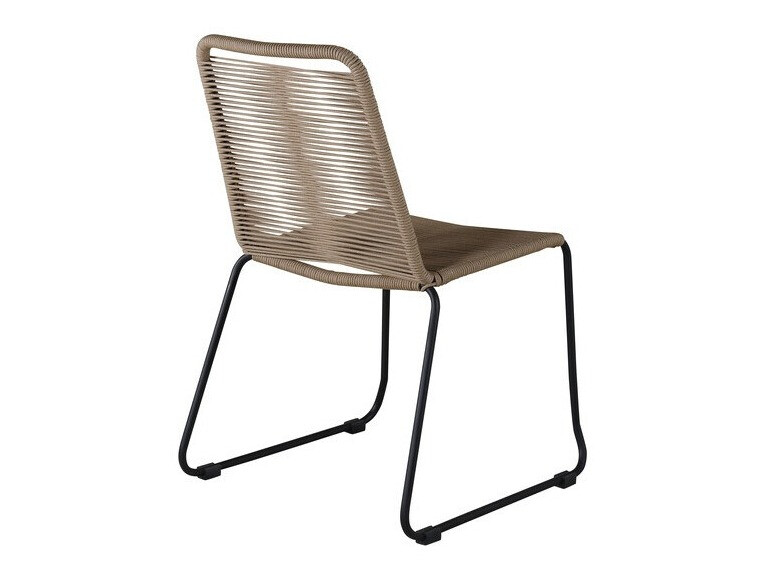 Dārza krēsls Dallas 2820 (Gaiši brūns + Melns)