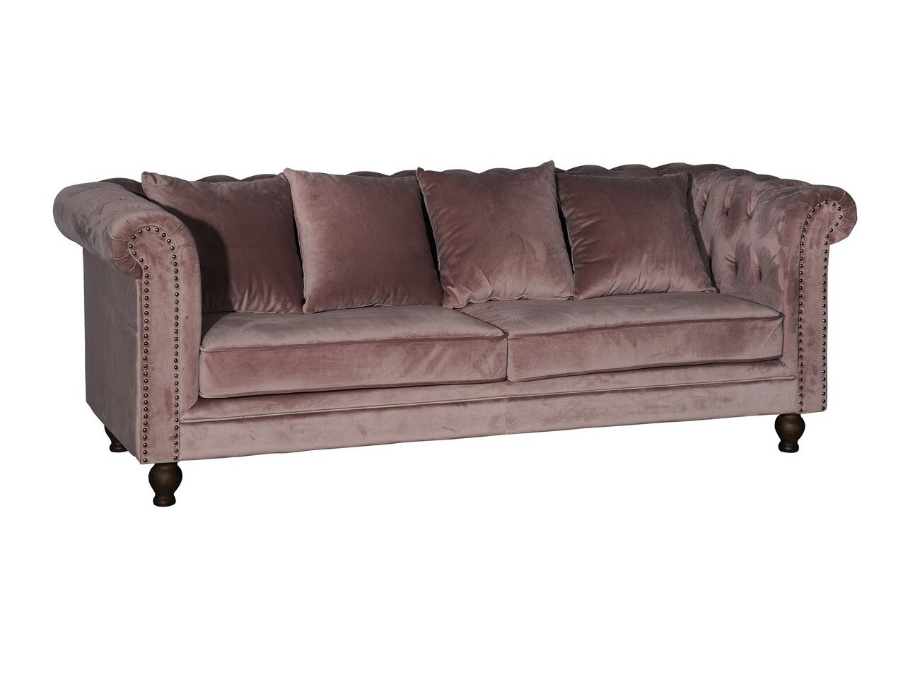 Диван Chesterfield Dallas 255 (Dusty-розовый)