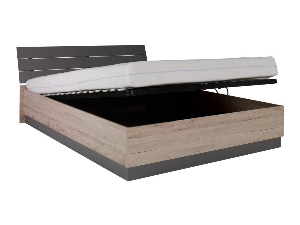 Кровать Murrieta 149 (Сан Ремо дуб + Серый)