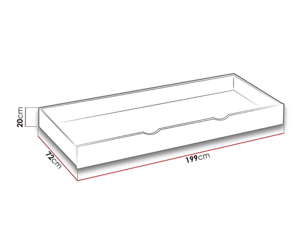 Кровать Levtala 112 (Антрацит + Белый + Розовый)