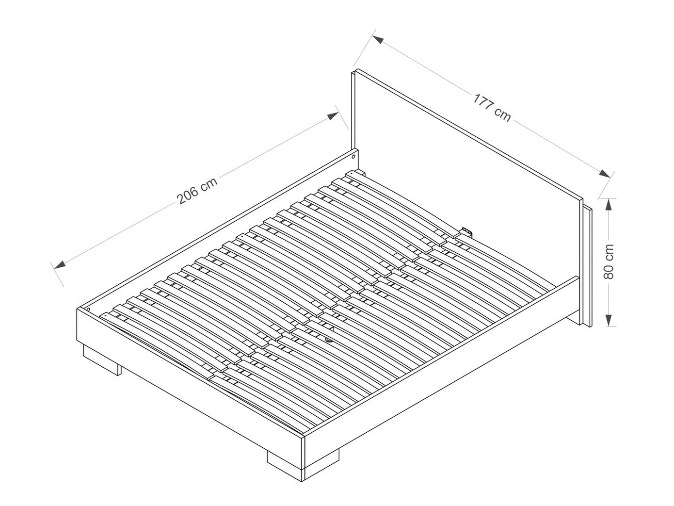 Кровать Murrieta 110 (Белый)