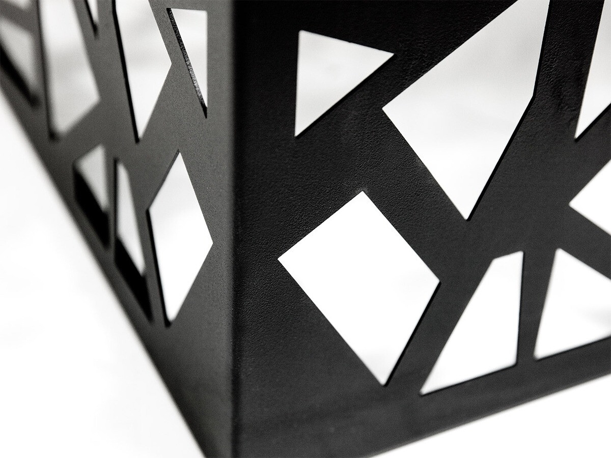 Kafijas galdiņš Germantown 102 (Matēts melns + Glancēts balts)