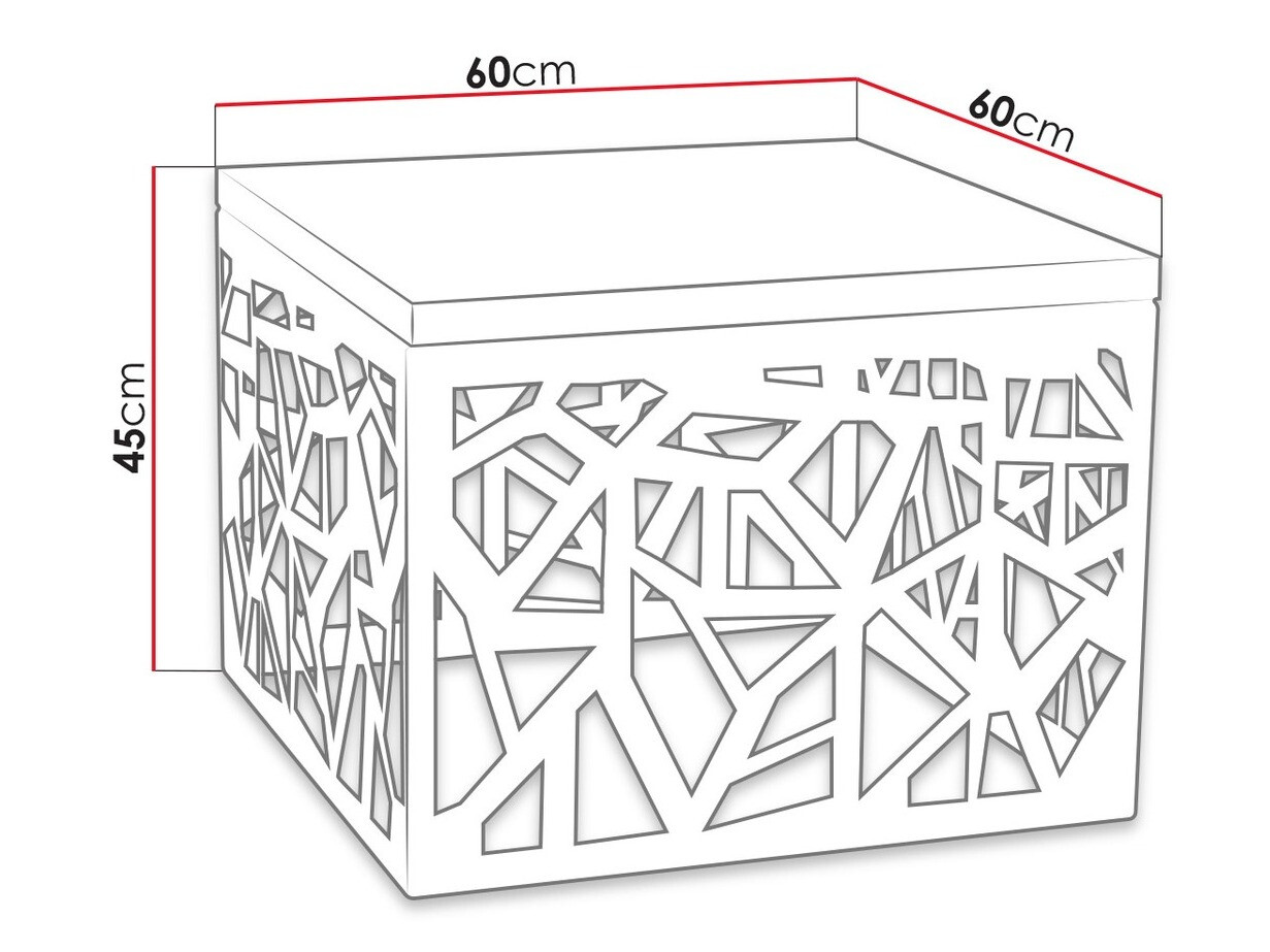 Кофейный столик Germantown 102 (Матовый черный + Дуб)