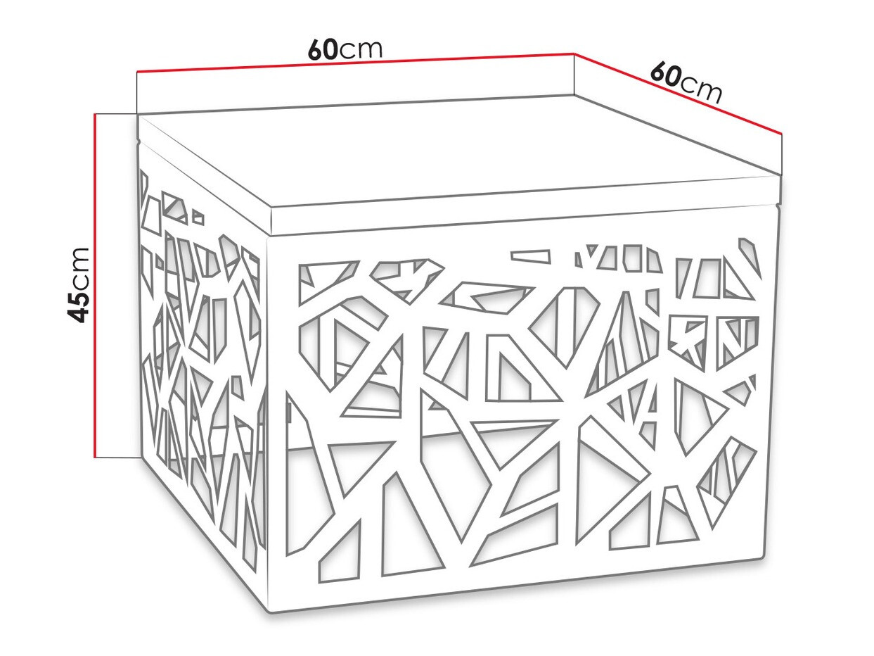 Кофейный столик Germantown 102 (Матовый черный + Глянцевый черный)