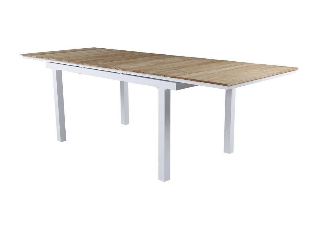 Dārza galds Dallas 2844 (Balts + Brūns)