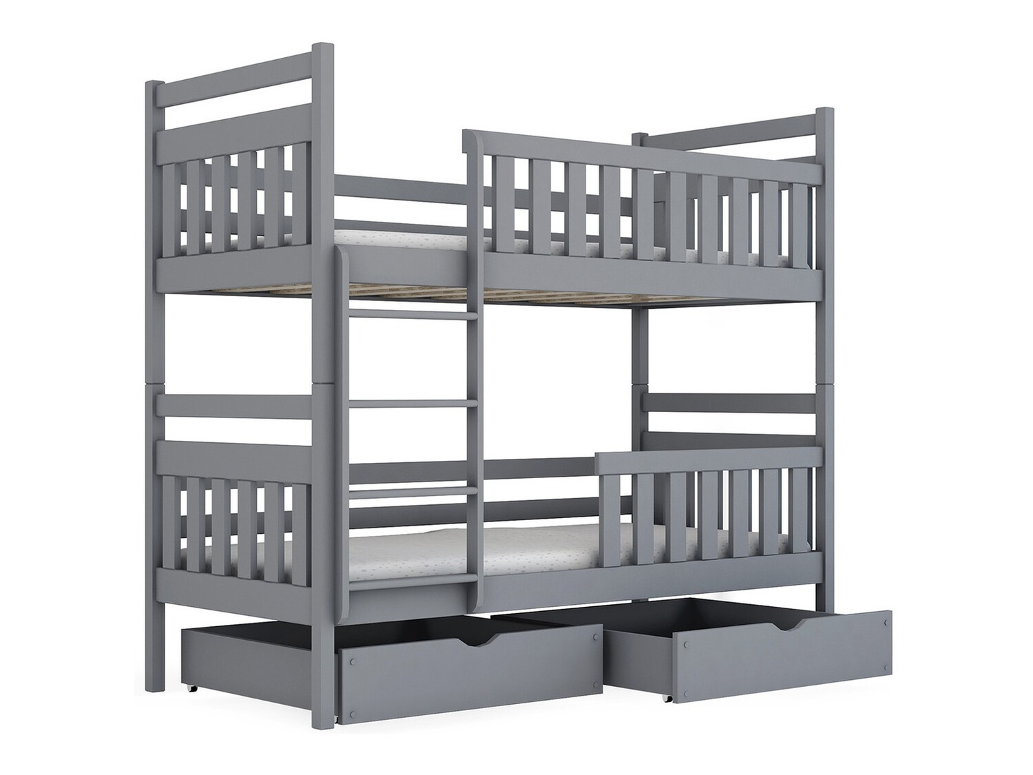 Divstāvu gulta Vista 100 (Pelēks)