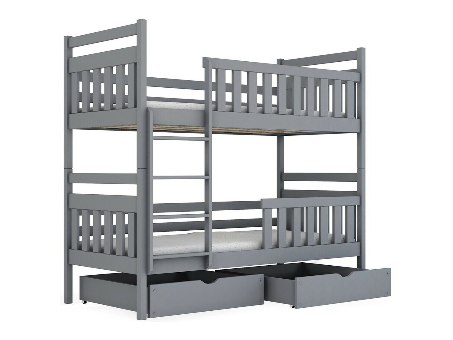 Divstāvu gulta Vista 100 (Pelēks)