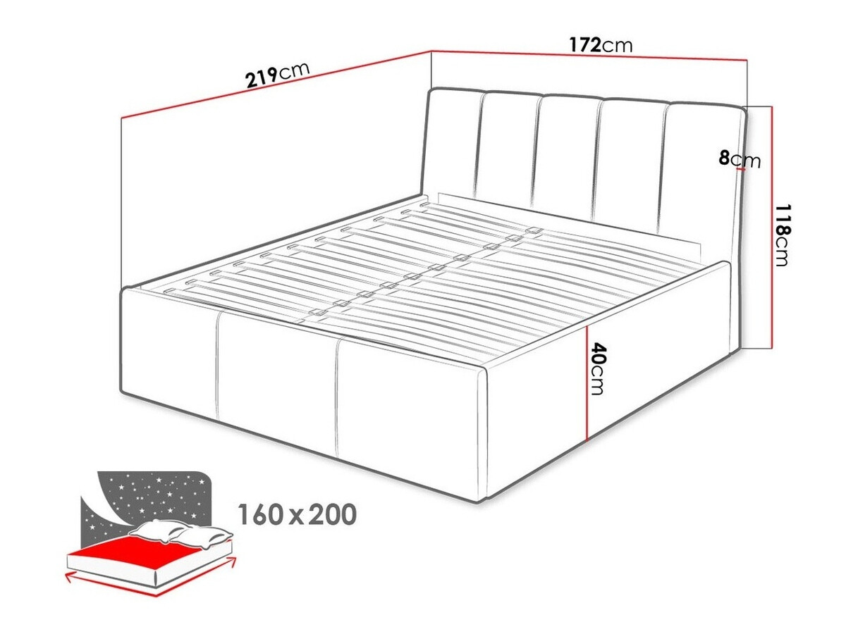 Кровать ComfiDream 167 (Fresh 32)