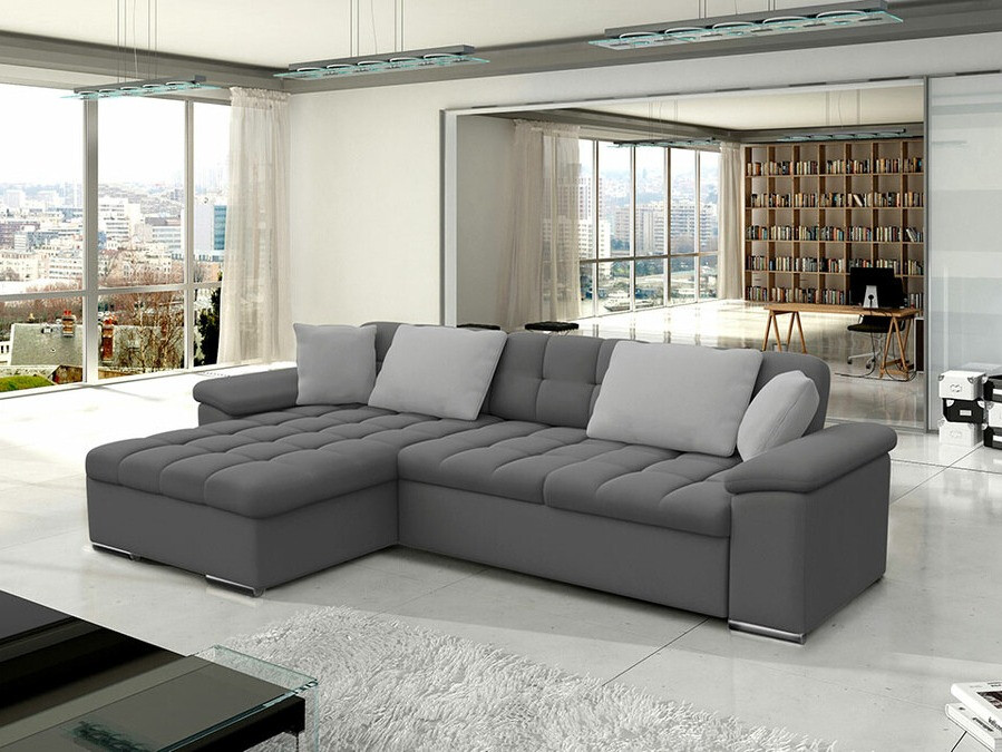 Stūra dīvāns Comfivo Mica II (Uttario Velvet 2971 + Uttario Velvet 2973)