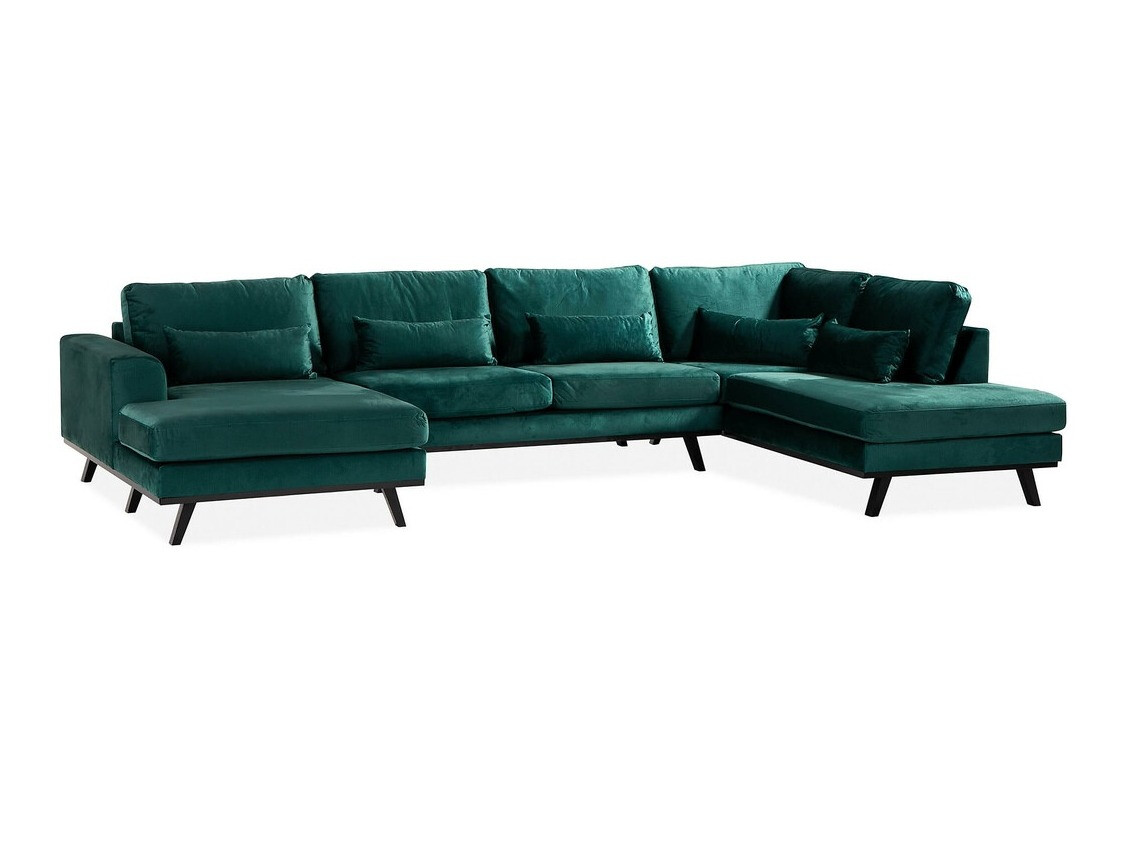 Stūra dīvāns Floromo 101 (Monolith 37)