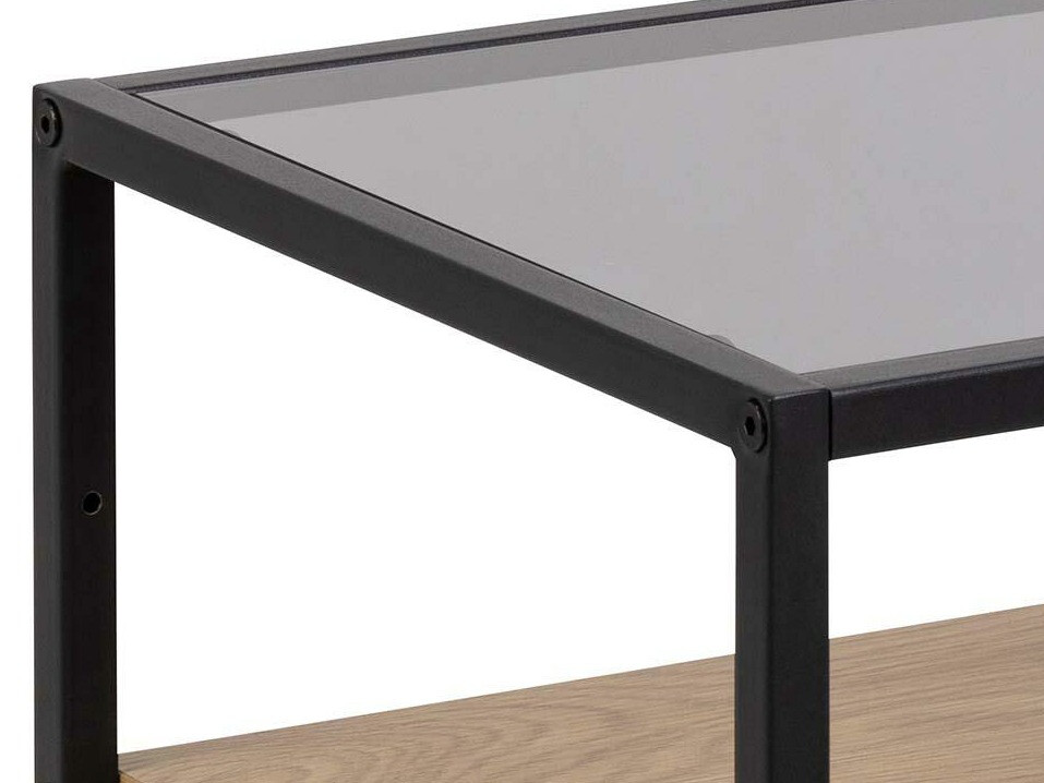 Прикроватная тумбочка Norsica 695 (Чёрный + Дикий дуб)