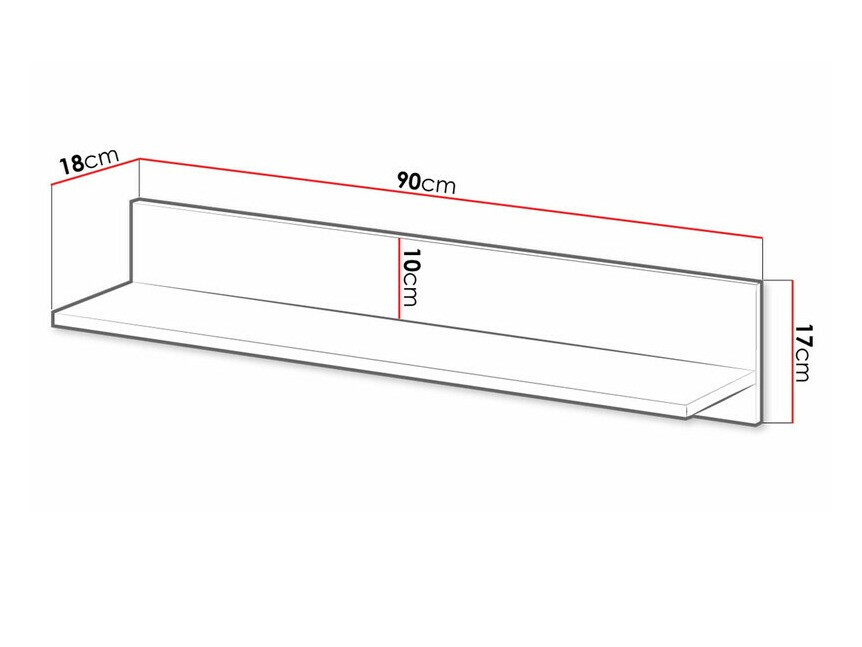 Настенная полка Florevi 108