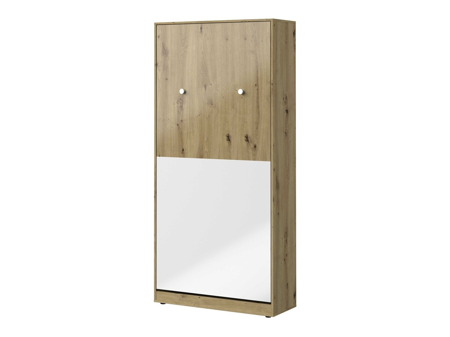 Sienas gulta Mirelbu 113 (Artisan ozols + Glancēts balts)