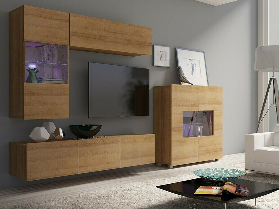 Набор для гостиной Tivdalu 107 (Золотистый дуб)