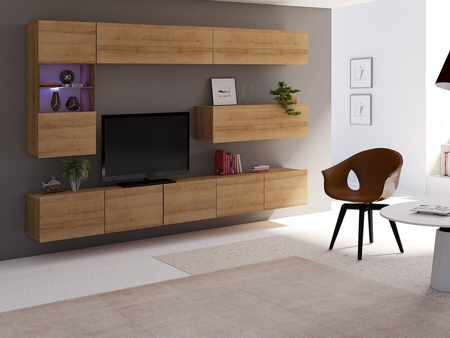 Набор для гостиной Tivdalu 108 (Золотистый дуб)