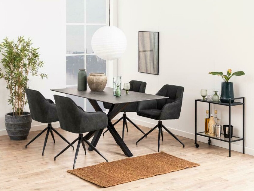 Krēsls Norsica 494 (Antracīts + Melns)