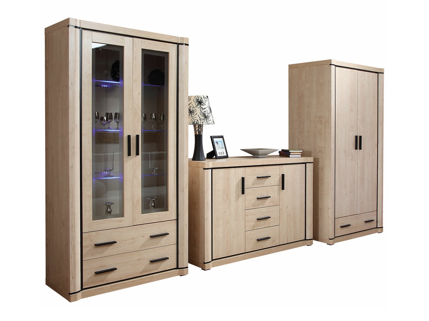 Viesistabas komplekts Lorelie 125 (Sonomas ozols)