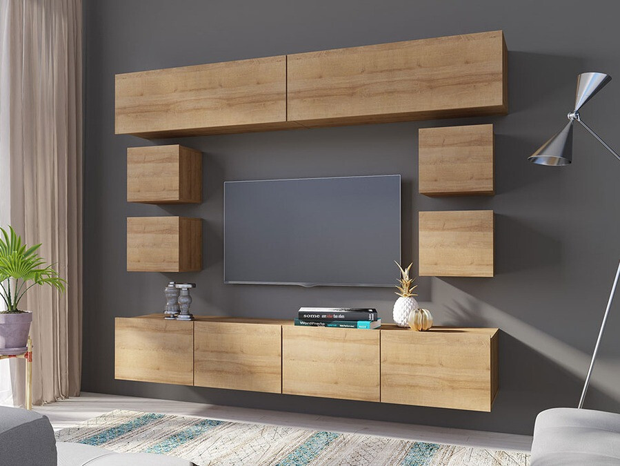 Viesistabas komplekts Tivdalu 134 (Zeltains ozols)