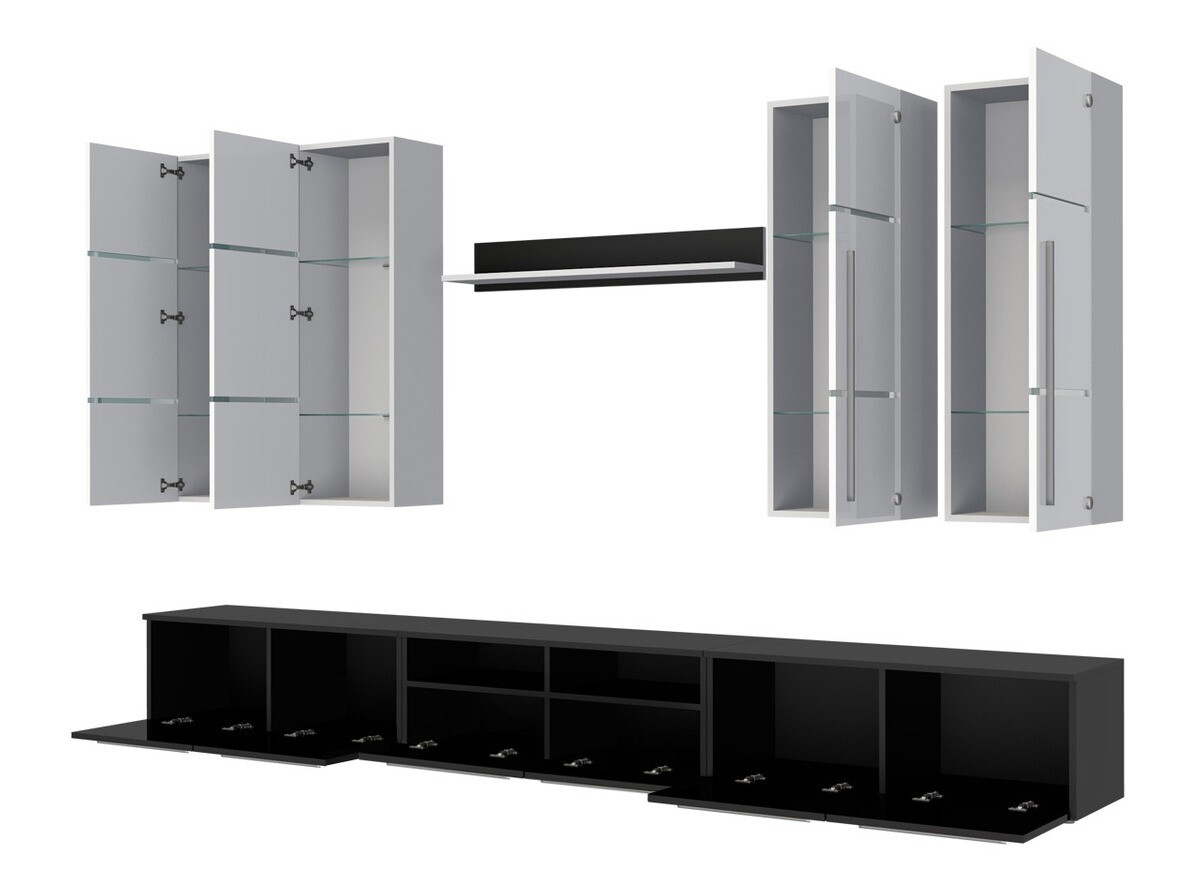 Набор для гостиной Nashville 102 (Белый + Глянцевый белый)