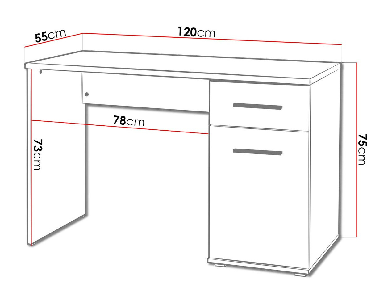 Rakstāmgalds Cirveso 114 (Sonomas ozols)