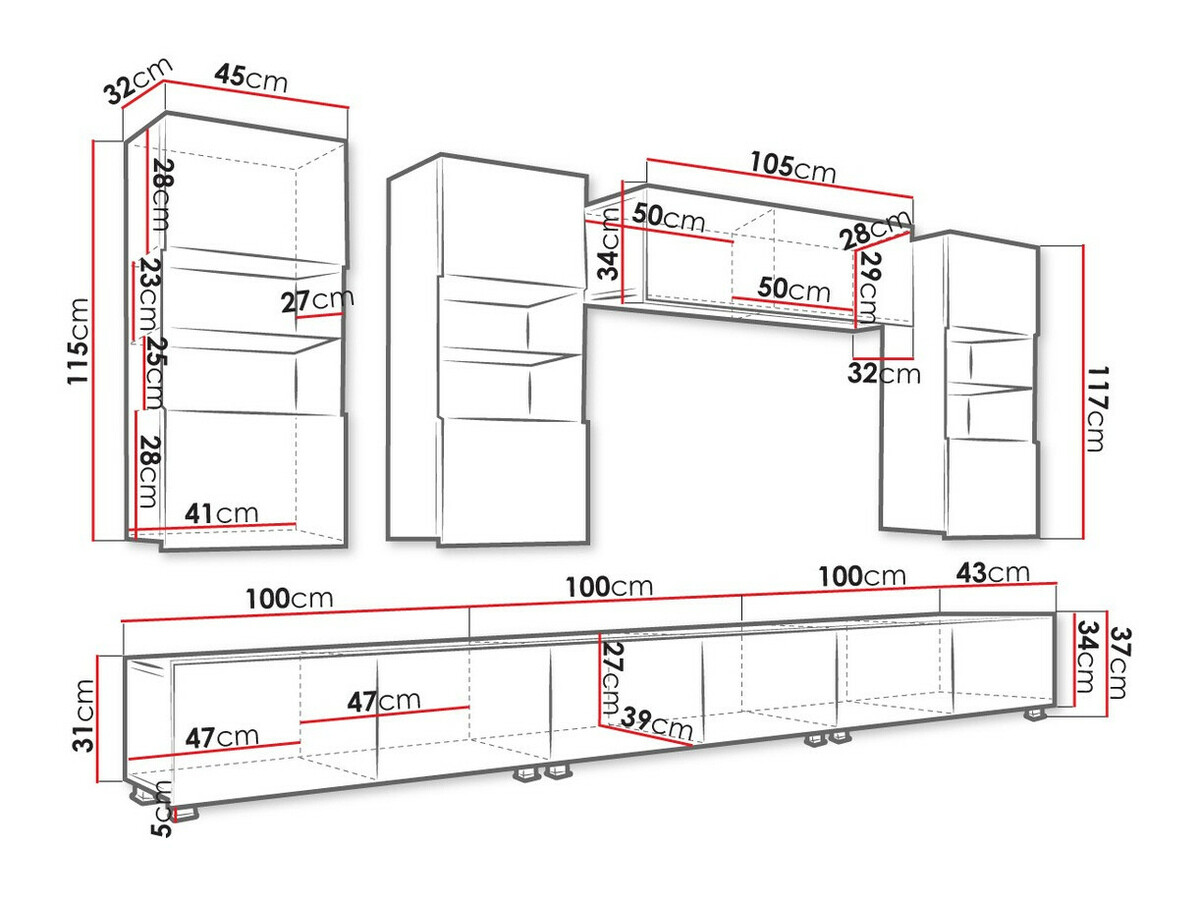 Viesistabas komplekts Tivdalu 121 (Zeltains ozols)