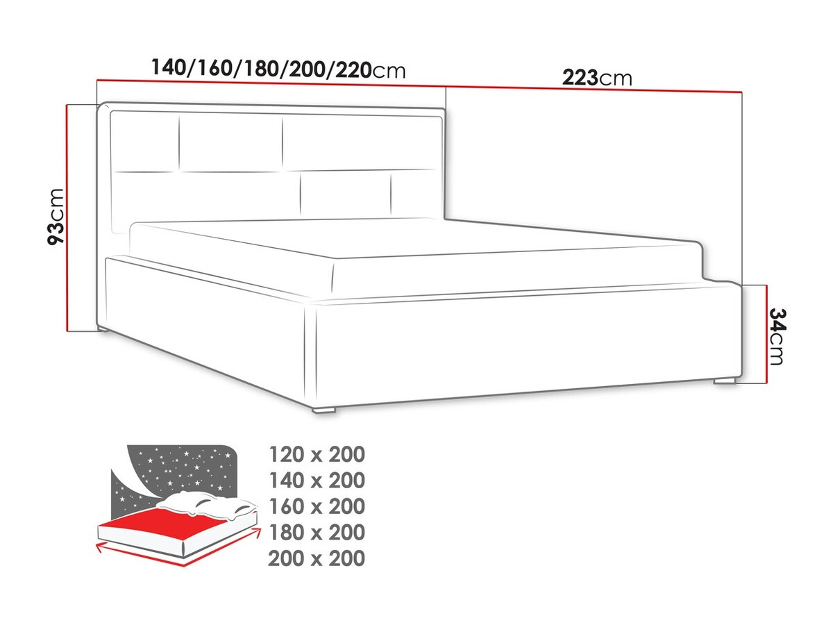 Кровать Pomona 105 (Victoria 14 869)