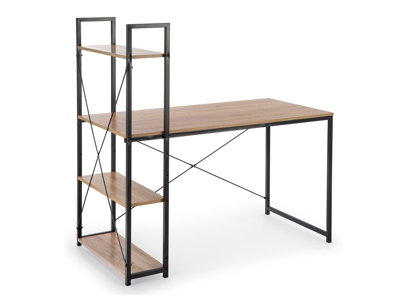 Письменный cтол Houston 1888 (Сонома Дуб + Чёрный)