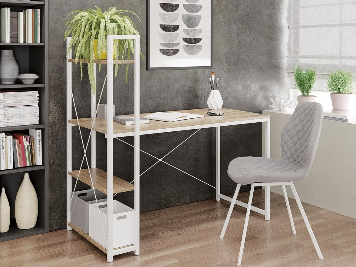 Rakstāmgalds Houston 1888 (Sonomas ozols + Balts)