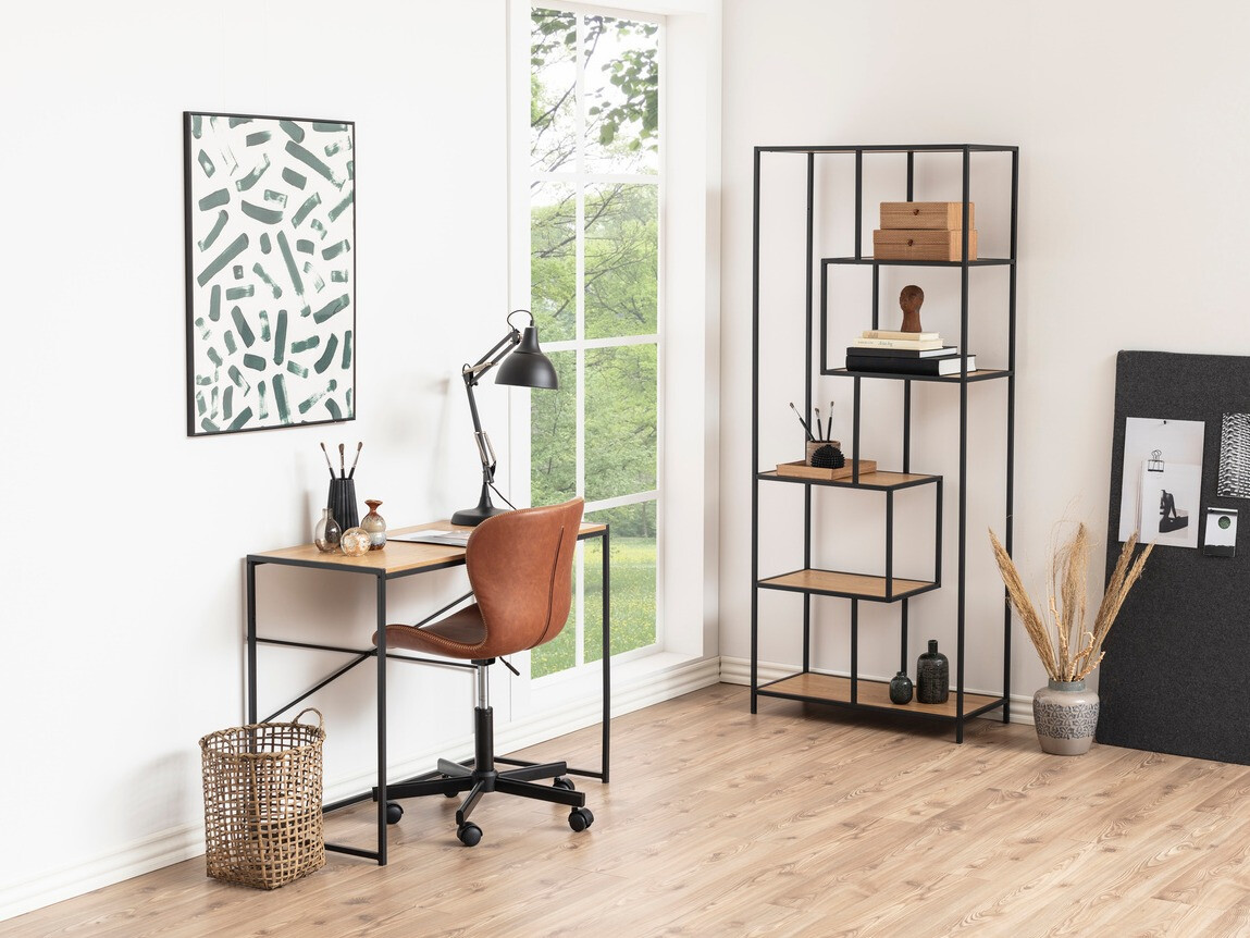 Письменный cтол Norsica Sevferi 109 (Дикий дуб + Чёрный)