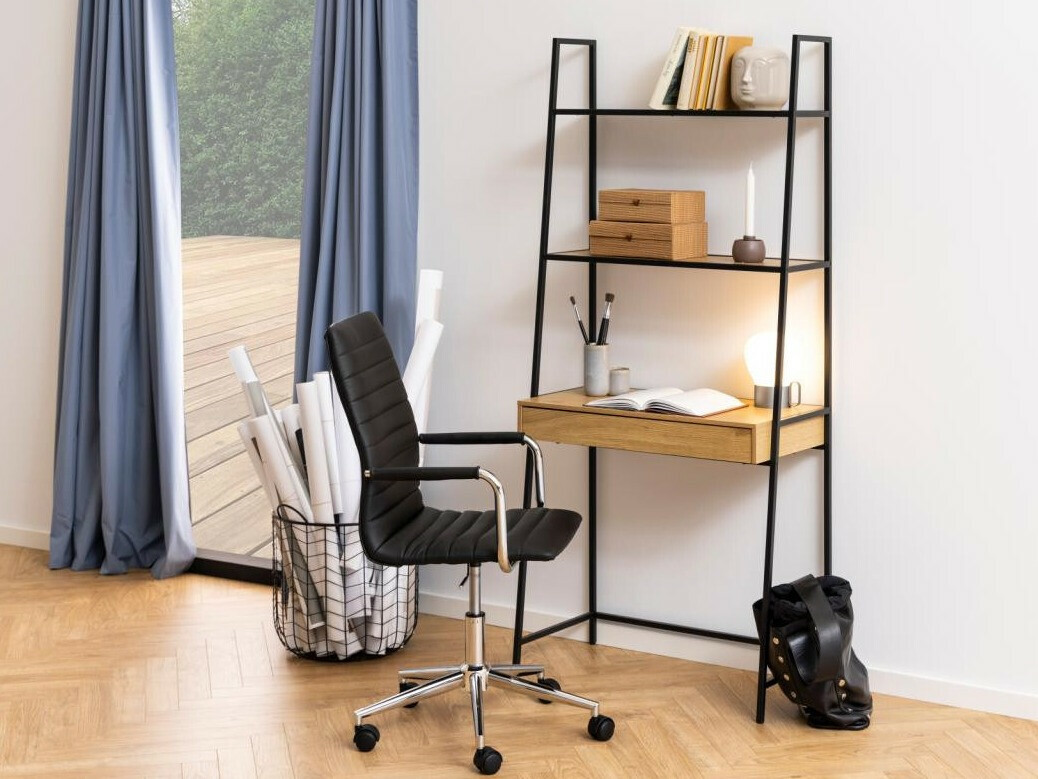 Письменный cтол Norsica Sevferi 163 (Дикий дуб + Чёрный)