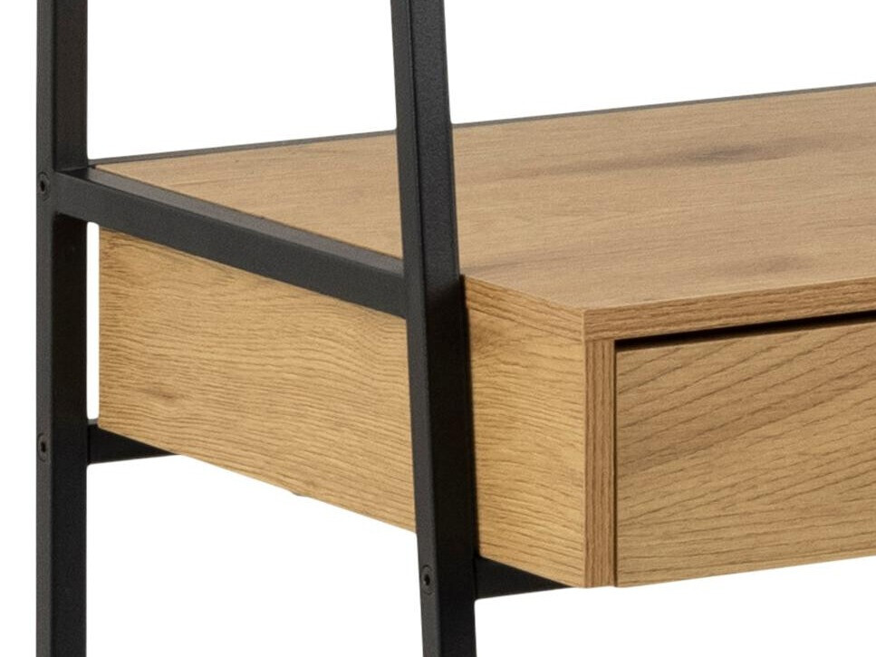 Письменный cтол Norsica Sevferi 163 (Дикий дуб + Чёрный)