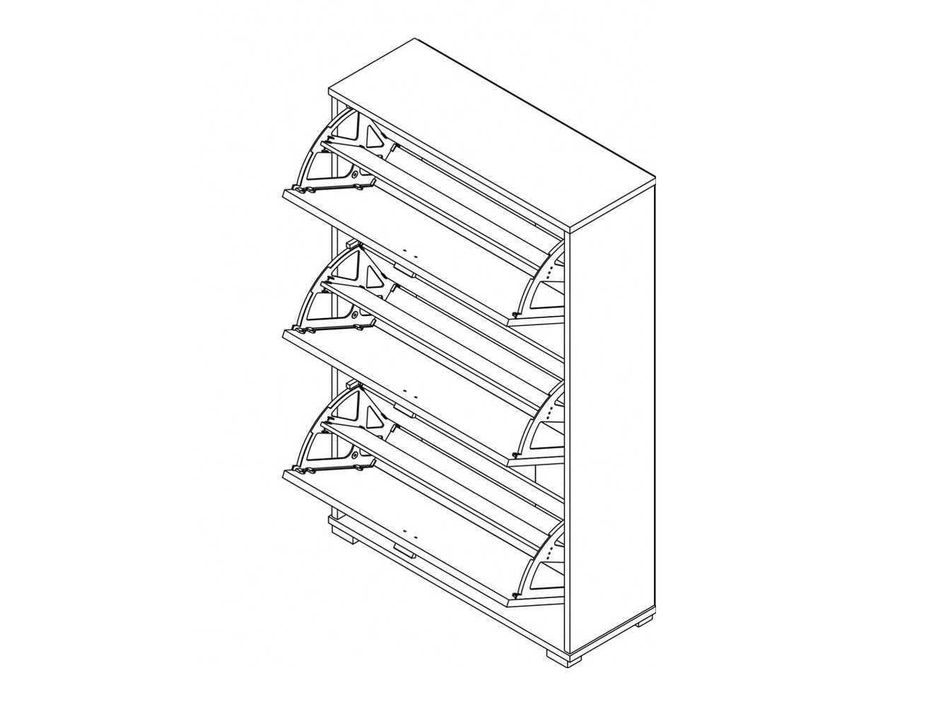 Тумба для обуви Fenmora 102 (Белый)