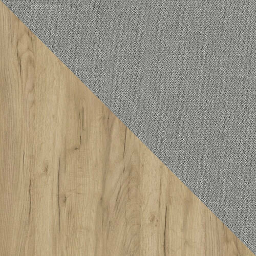 Континентальная кровать ComfiDream 166 (Золотистый дуб + Soro 90)