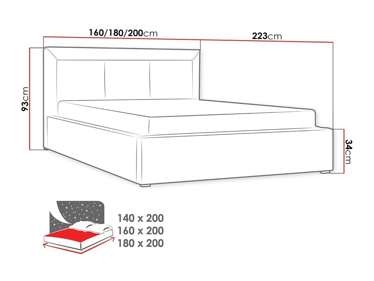 Кровать Pomona 101 (Malmo 13 380)