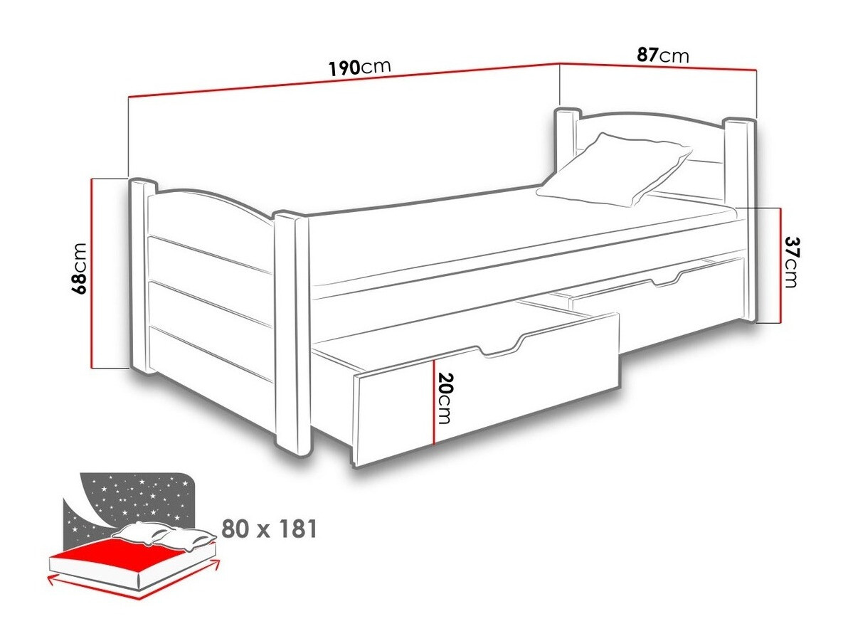 Кровать Henderson 125