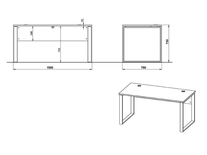 Rakstāmgalds Sacramento 466
