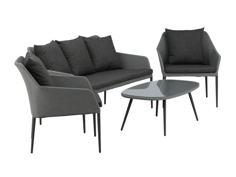 Садовый комплект Dallas 3116 (Тёмно-серый + Чёрный)