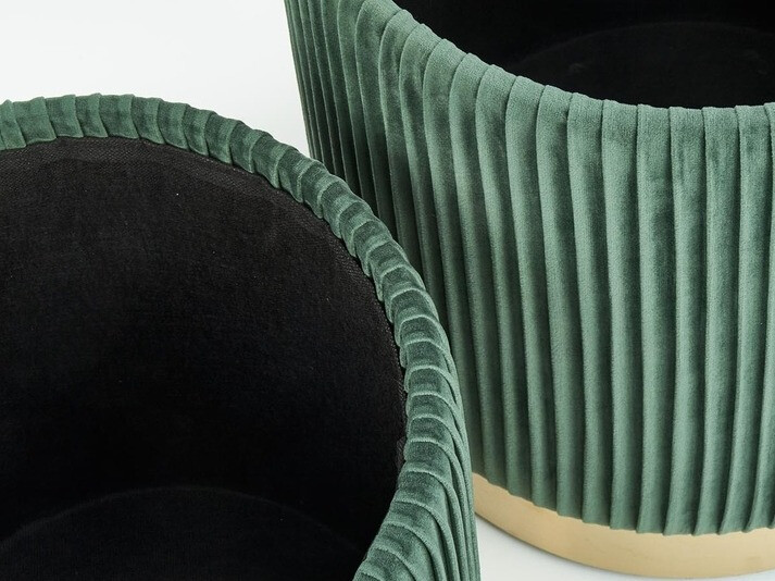 Комплект пуфов Houston 1153 (Темно-зеленый)