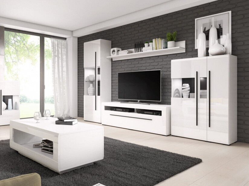 Piekarams plaukts Ophsalu 101 (Balts + Glancēts balts)