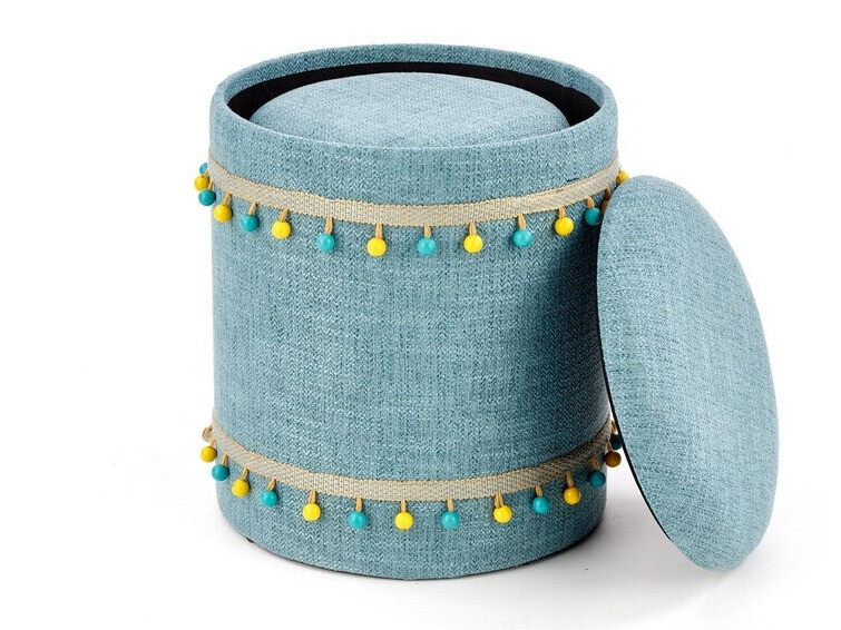 Pufu komplekts Houston 1155 (Gaiši zils)