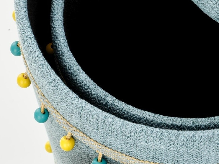 Pufu komplekts Houston 1155 (Gaiši zils)