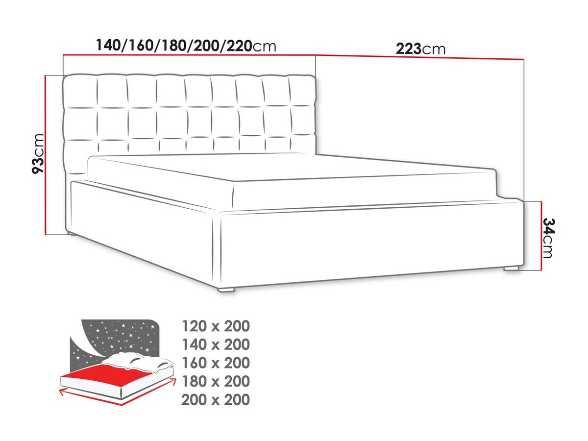 Кровать Pomona 106 (Malmo 13 380)