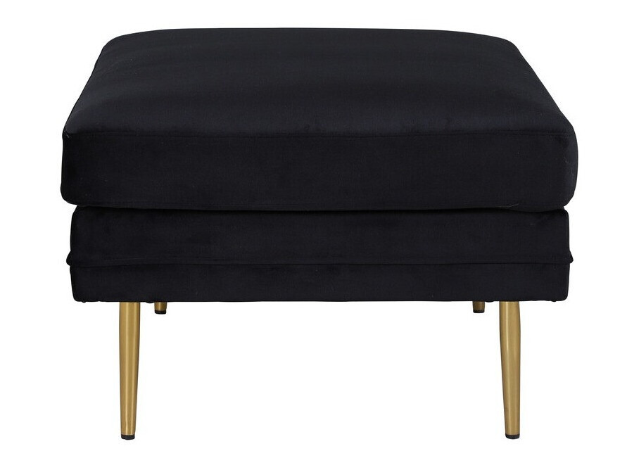 Mīkstais sols Dallas 2653 (Melns + Zelta)