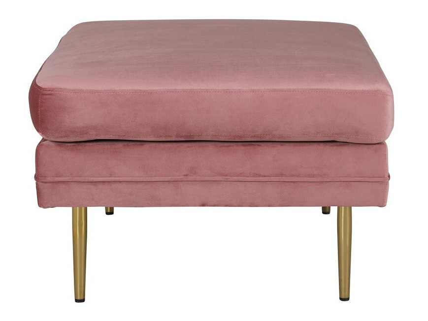 Mīkstais sols Dallas 2653 (Tumši rozā + Zelta)