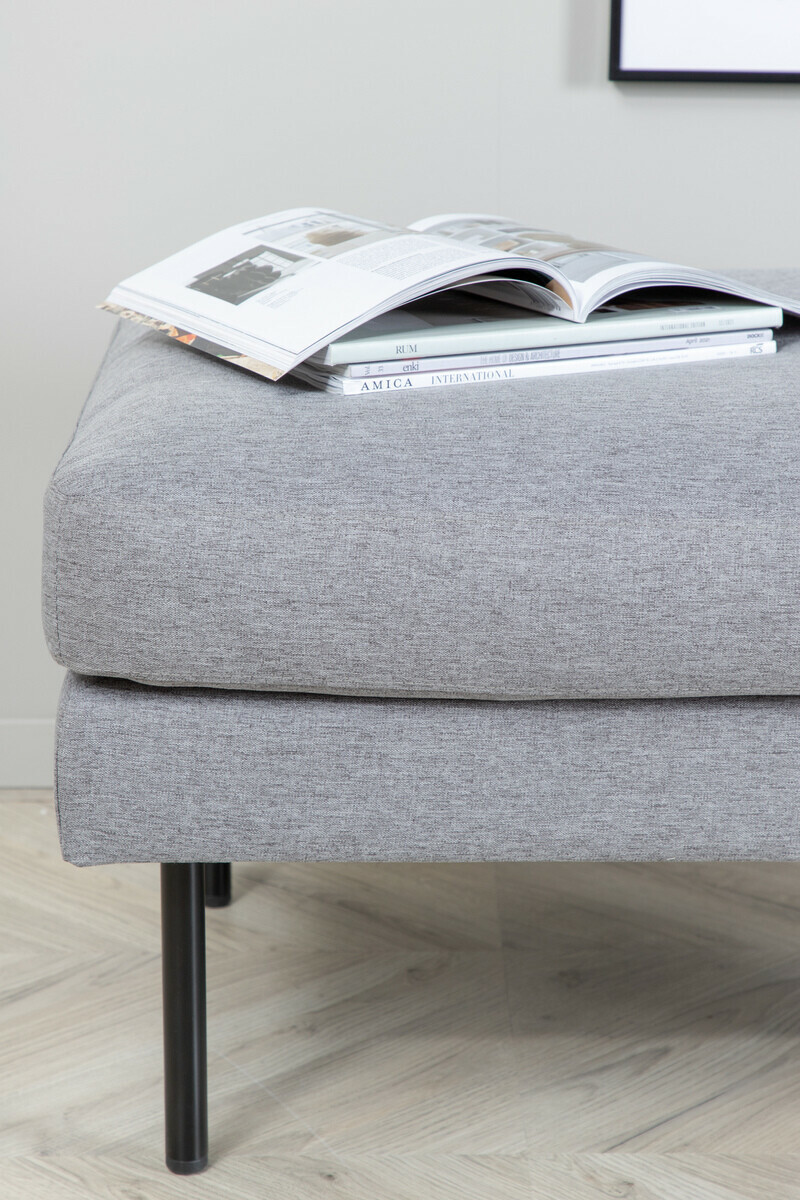 Mīkstais sols Fercame 104 (Pelēks + Melns)