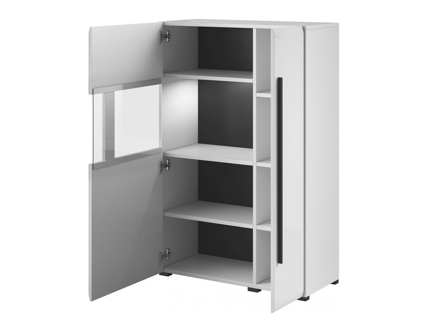 Набор для гостиной Ophsalu 111 (Белый + Глянцевый белый)