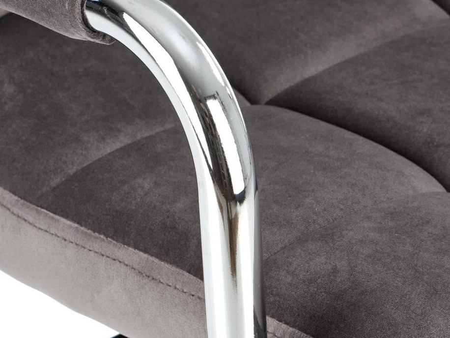 Офисный стул Houston 1198 (Серый + Серебряный)