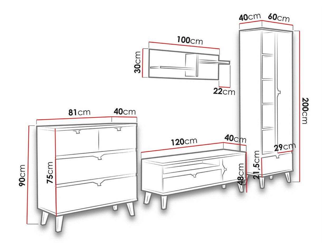 Viesistabas komplekts Etrmoru 144